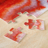Puzzle Agate Orange Sanguine. (Côté)