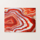 Puzzle Agate Orange Sanguine. (Horizontal)