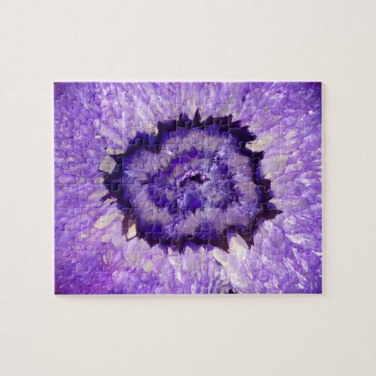 Puzzle Agate pourpre Geode de Falln (Horizontal)