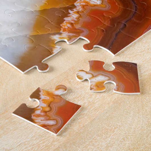 Puzzle Agate rouillée d'améthyste (Côté)