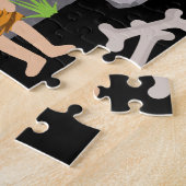 Puzzle Âge De Pierre Caveman Enfants Sous Ciel Nuit (Côté)