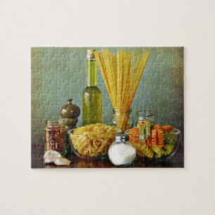 Puzzle aglio, olio e peperoncino (garlic, oil and chili)
