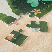 Puzzle Agneau chanceux du jour de St. Patricks (Côté)