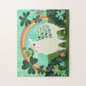 Puzzle Agneau chanceux du jour de St. Patricks (Vertical)