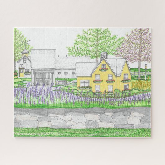 Puzzle agricole jaune (Horizontal)