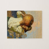 Puzzle Agriculteur avec Citrouille par Newell Convers Wye (Horizontal)