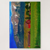 Puzzle Agritourisme de l'Oregon.Salutations de Noël (Vertical)