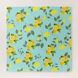 Puzzle Agrumes TROPICALES FRUITS D'ÉTÉ Citron orange tran