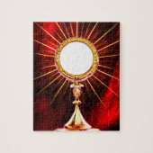 Puzzle AI Art Blessed Sacrament Host in a Monstrance 1 (Vertical)