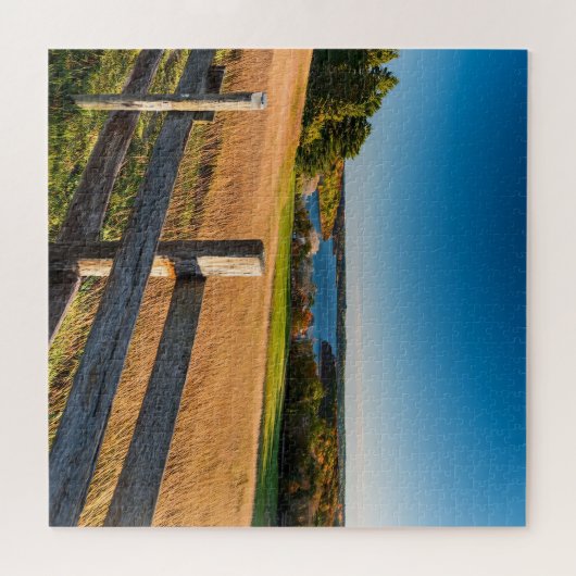 Puzzle Ai Automne Réflexions Kielder Water (Horizontal)