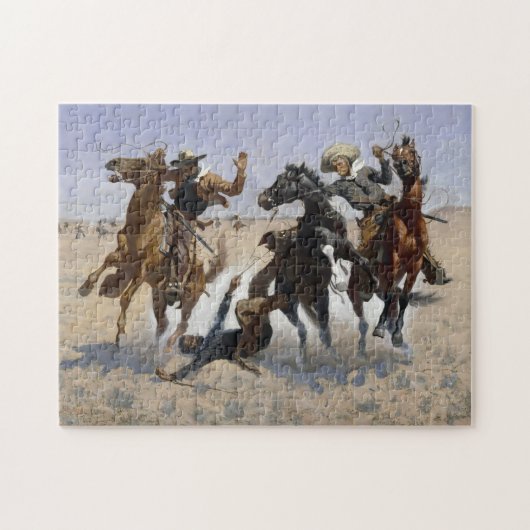 Puzzle Aider un camarade par Frederick Remington (Horizontal)