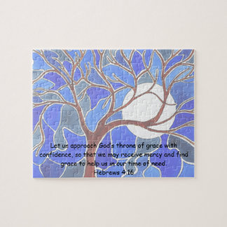 Puzzle Aidez en temps de besoin - 4h16 d'Hébreux - vers