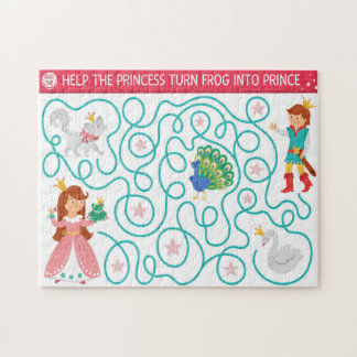 Puzzle Aidez La Princesse À Transformer La Grenouille En