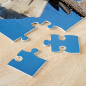 Puzzle Aigle à tête blanche sur une branche d'arbre (Côté)