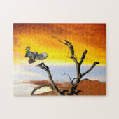 Puzzle Aigle africain. (Horizontal)