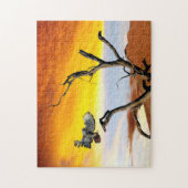 Puzzle Aigle africain. (Vertical)