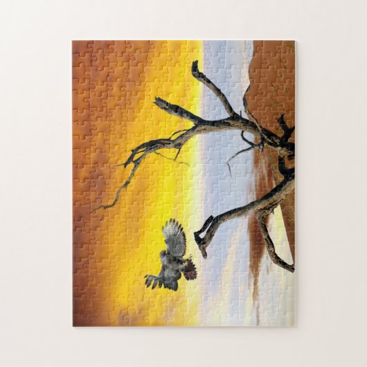 Puzzle Aigle africain. (Vertical)