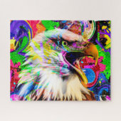 Puzzle Aigle de peinture (Horizontal)