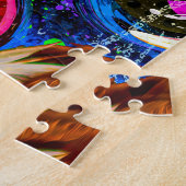 Puzzle Aigle de peinture (Côté)