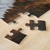 Puzzle Aigle et drapeau américains (Côté)
