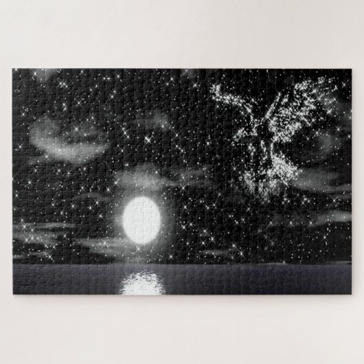 Puzzle Aigle fait des étoiles la nuit (Horizontal)