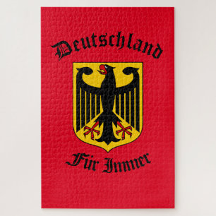 Puzzle Aigle noir allemand, Deutschland pour toujours/Fur