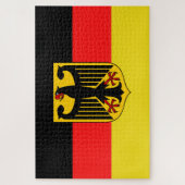 Puzzle Aigle noir allemand, drapeau allemand Deutschland (Vertical)