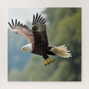 Puzzle Aigle qui s'envole dans le ciel