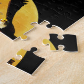 Puzzle Aigles chauves et pleine lune (Côté)