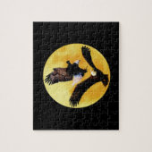 Puzzle Aigles chauves et pleine lune (Vertical)