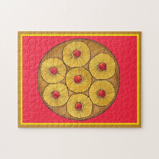 Puzzle Aiguille À L'Arrière Du Gâteau Cerises Cuisine Des (Horizontal)