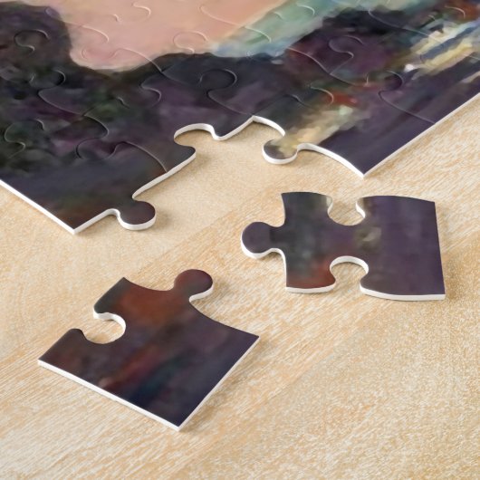 Puzzle Aiguille Rocheuse et Porte d'Aval Monet Art (Côté)