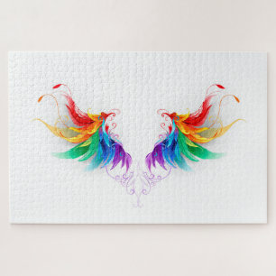 Puzzle Ailes arc-en-ciel douces