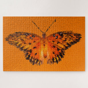 Puzzle Ailes de papillon de Passion en orange