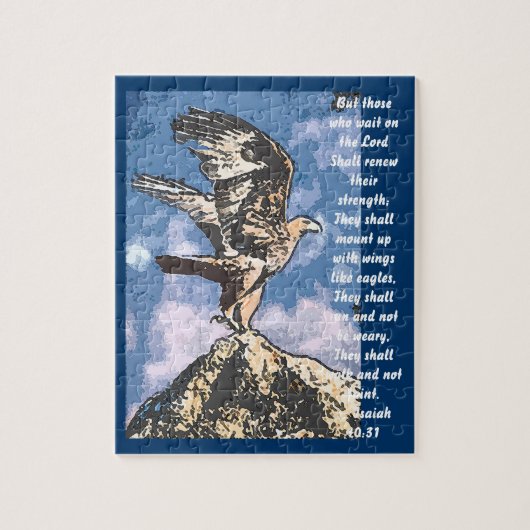 Puzzle Ailes d'Eagles - 40:31 d'Isaïe (Vertical)