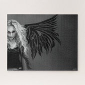 Puzzle Ailes tribales Fallen Angel Rouge (Horizontal)