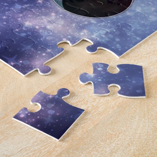 Puzzle Aimant graphique en phase lune avec arbre de vie | (Côté)