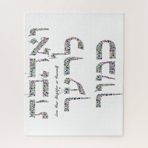 Puzzle Aime ton prochain comme toi-même fait de pierres p