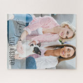 Puzzle Aimez-vous comme une soeur Photo personnalisée (Horizontal)