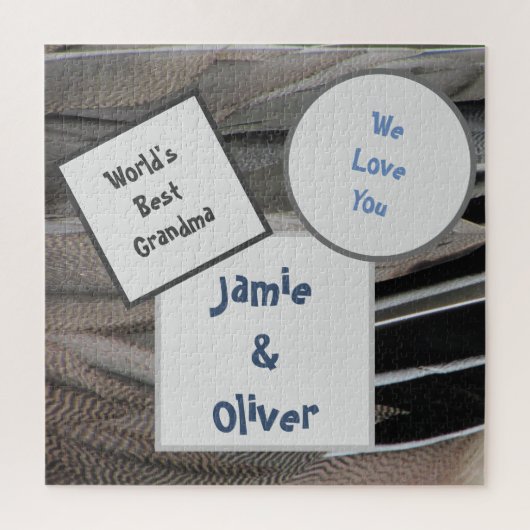 Puzzle Aimez-vous Grand-mère Belles plumes de canard (Vertical)