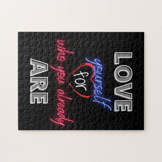 Puzzle Aimez-vous pour ce que vous êtes déjà (Horizontal)