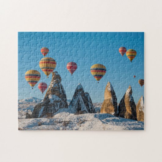 Puzzle Air chaud montant en ballon dans Cappadocia (Horizontal)