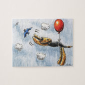 Puzzle Aire-Balloon Airedale Terrier (Horizontal)