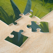 Puzzle Airedale Fleurs de printemps de chien Peinture (Côté)