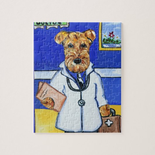 Puzzle Airedale Terrier (Vertical)