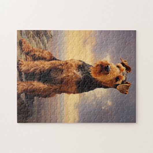 Puzzle Airedale Terrier (Horizontal)