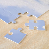 Puzzle Airedale Terrier aquarelle Noël enneigé (Côté)
