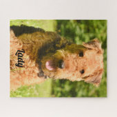 Puzzle Airedale Terrier Chien chiot (Horizontal)