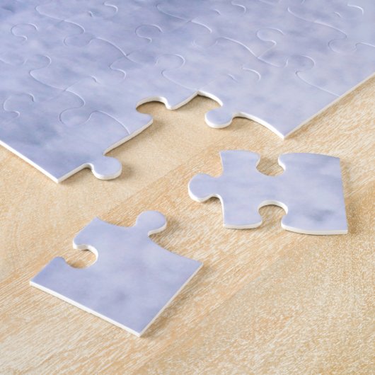 Puzzle Airedale Terrier Chien en Neige assis à Noël (Côté)