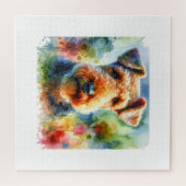Puzzle Airedale Terrier Dog 210724AREF119 - Watercolor (Horizontal)